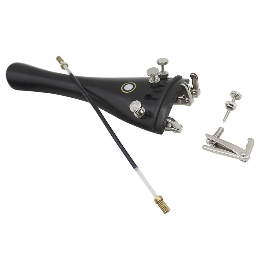 Set Instrument Tailpiece+Tail Rope+Tuning for 3/3 4/4 Violin