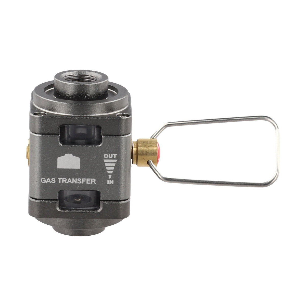 Gas Tank Converter for Camping with Visual Window and Pressure Release