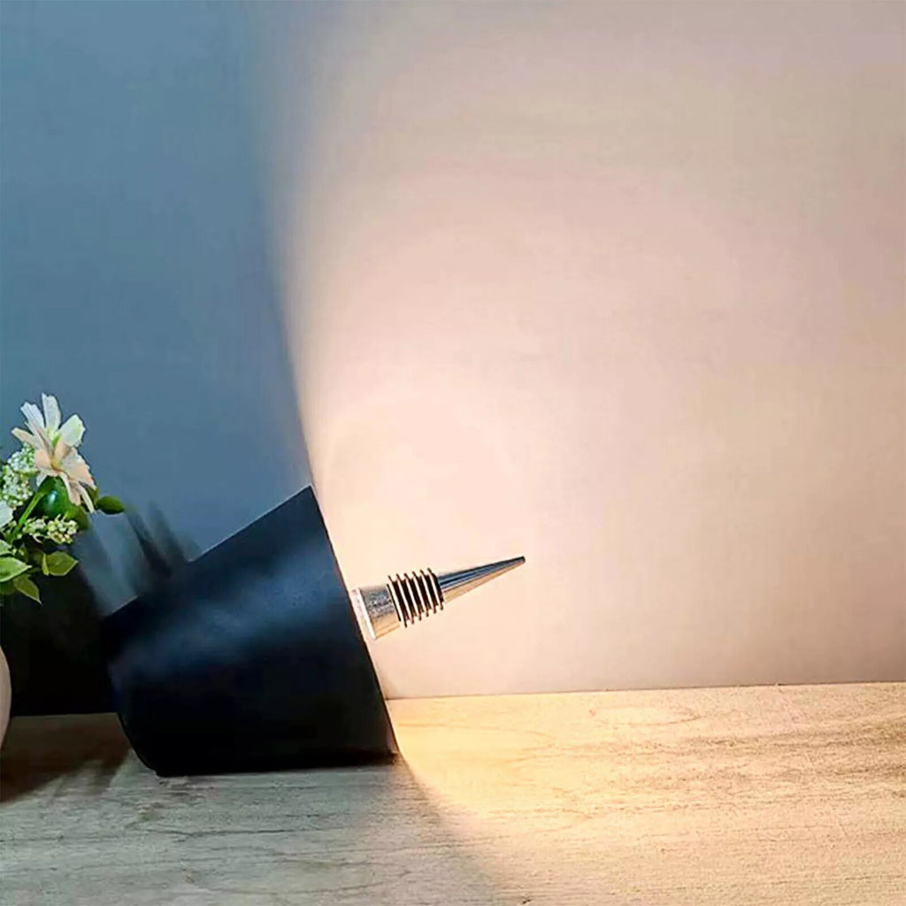 2*Wireless Bottle Table Lamp Touch 3 Color Stepless Dimming Night Bar Desk Light