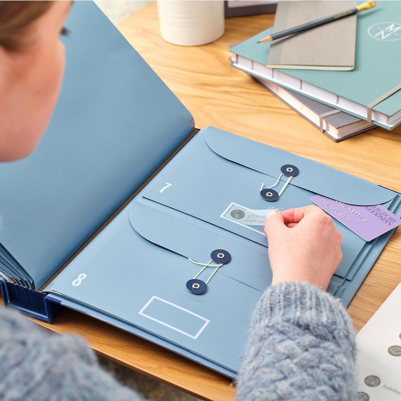 If i Die Binder Organizer, Document Organizer Folio, in Case I Go Missing Binder