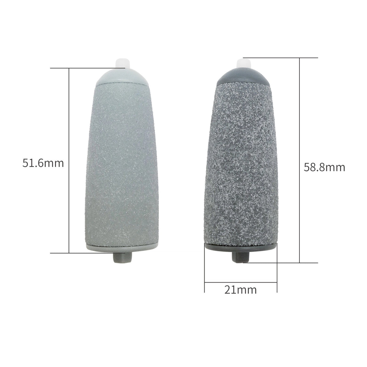 6 Pcs FOR Nu You Pedi Roller No Electric Face Foot Grinder Replacement Head