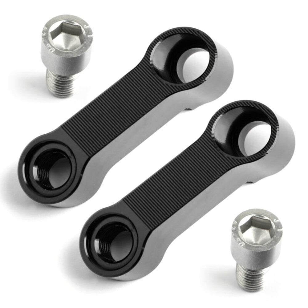 2 PCS 10MM Motorcycle Mirror Riser/Extender Adapter Mounts Motorbike Sets UK