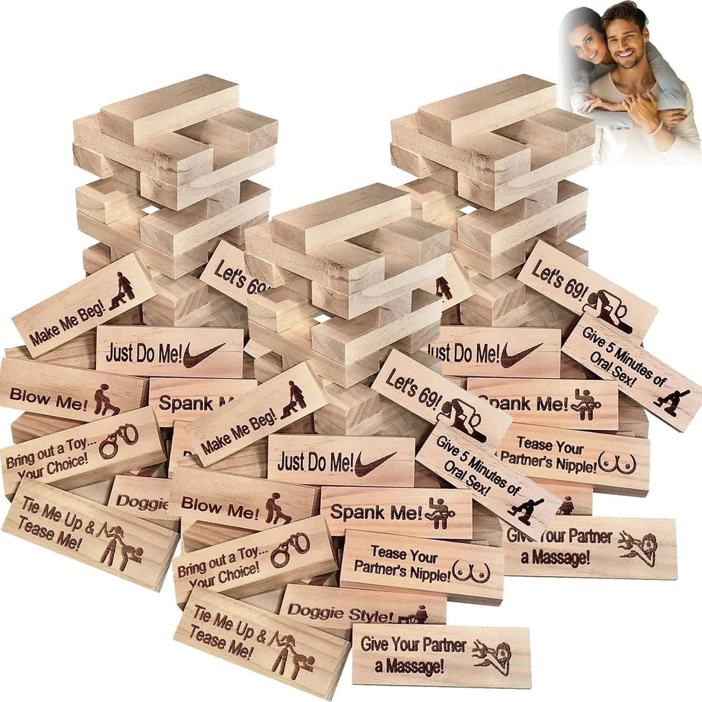 Super Naughty Block Tower Game For Adults Couple Activities & Date Night Ideas