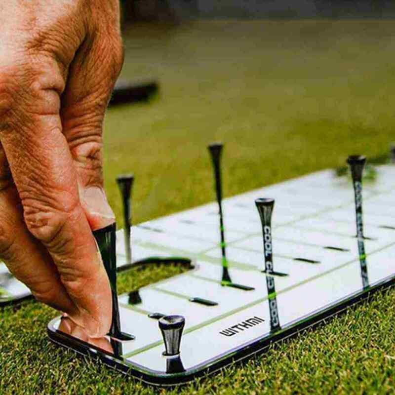 Golf Putting Training Mirror Eyeline Alignment Practice Aid Portable UK NEW~