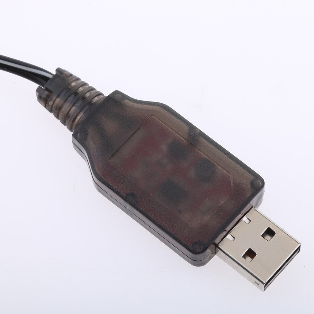 7.2V USB to SM 2Pin NI-MH NI-Cd Battery Fast Charger Cable for RC Drone Toys