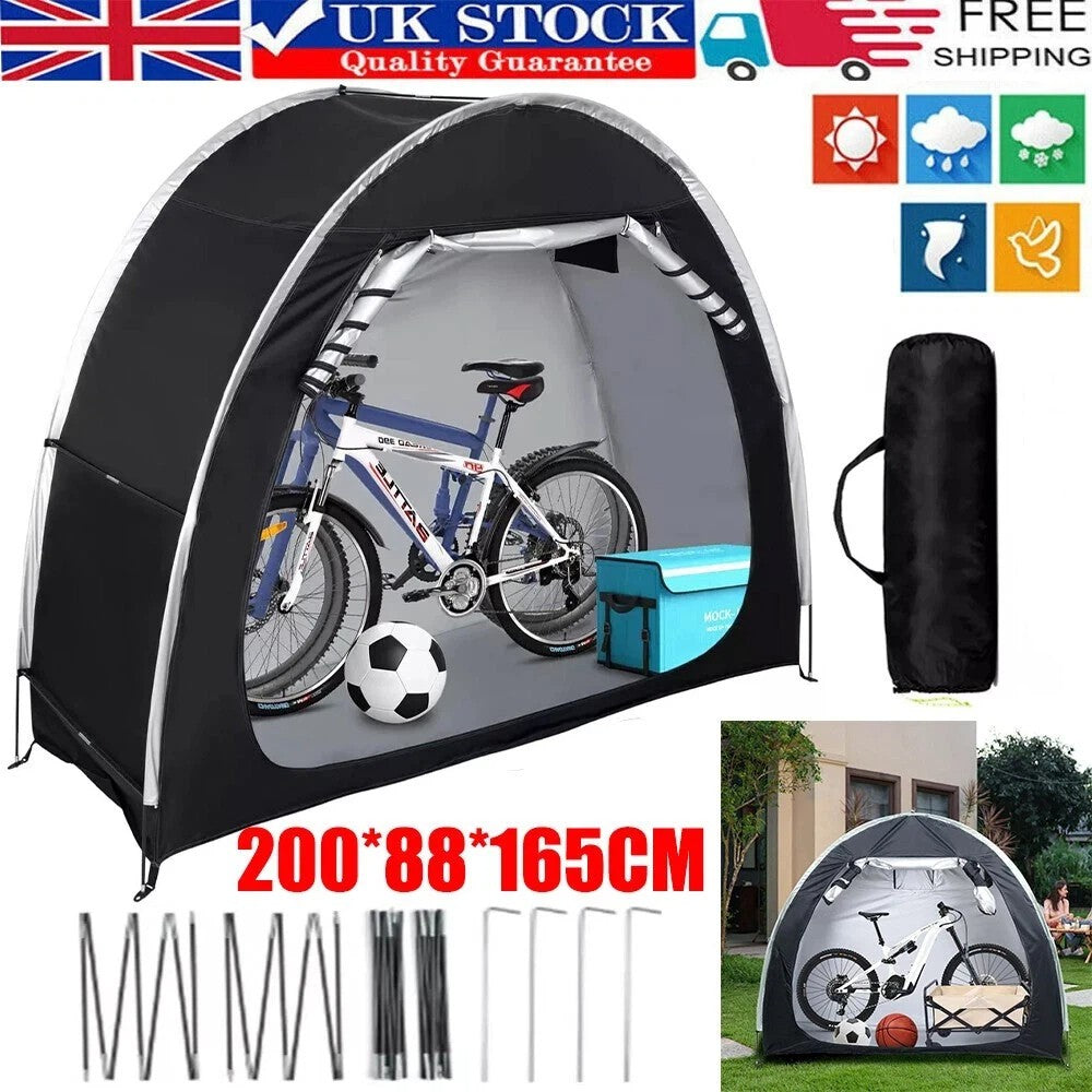 Bike Tent Large Waterproof Bicycle Rain Cover Dust Protector Outdoor Storage UK