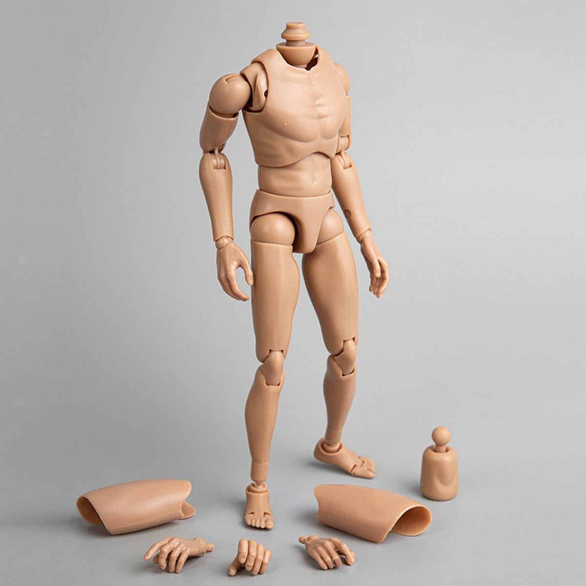 1/6 Scale Male Action Figure Body Man Body 12" Male Body Model Flexible