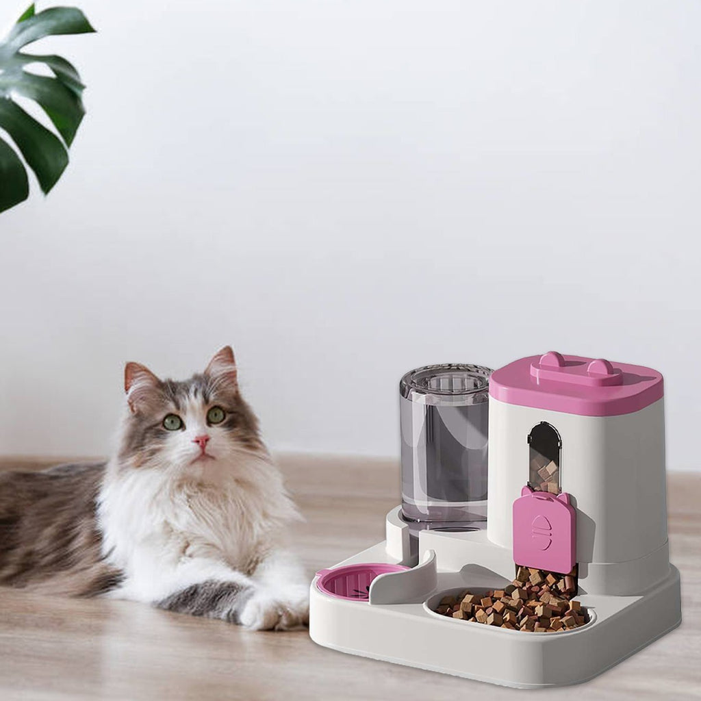 Pet Dog Puppy Food Dispenser Automatic Cat Feeder Water Dispenser Dry Wet