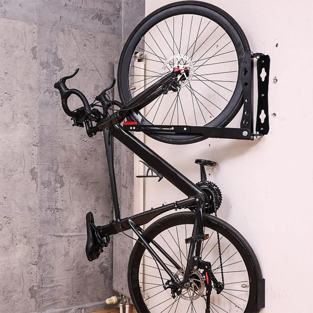 Heavy Duty Swivel Bike Rack Wall Mount with 180° Rotation Space-Saving Bike Rack