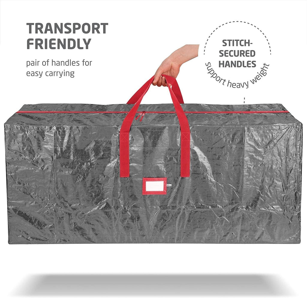 Christmas Tree Storage Bag - Fits 7.5FT. Tall. Durable Reinforced Carry Handles.