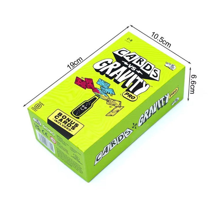 Cards vs. Gravity Pro The Gravity Defying Card-Balancing Game 2-8 Players Family