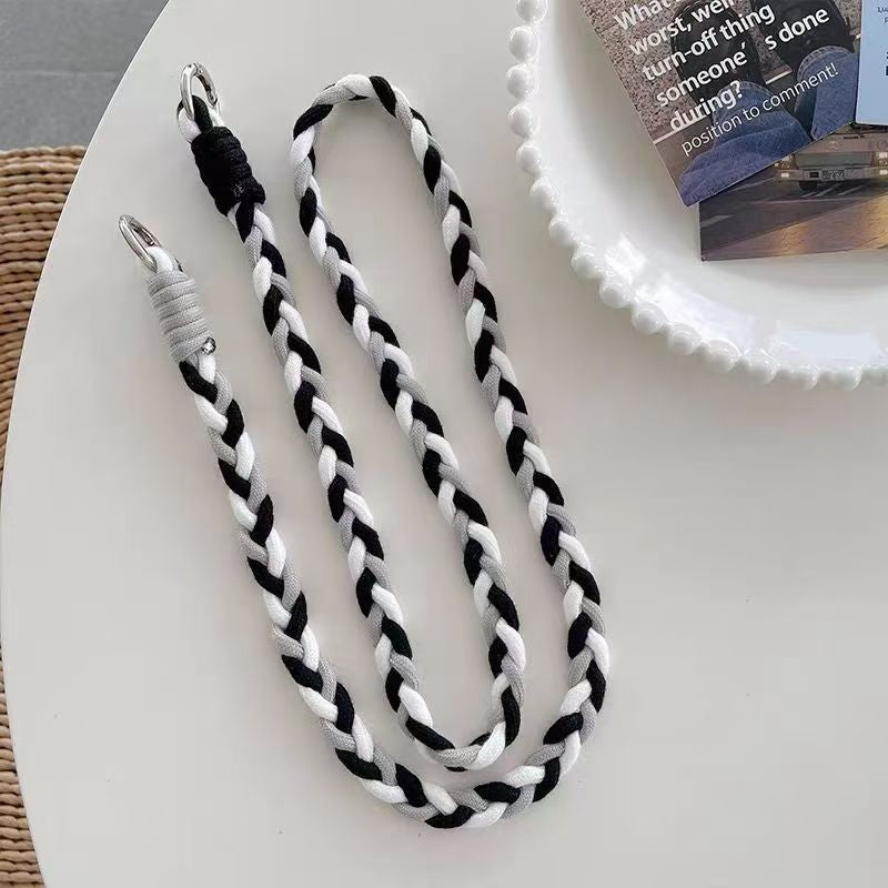 Best-selling Colorful Braided Phone Lanyard Long