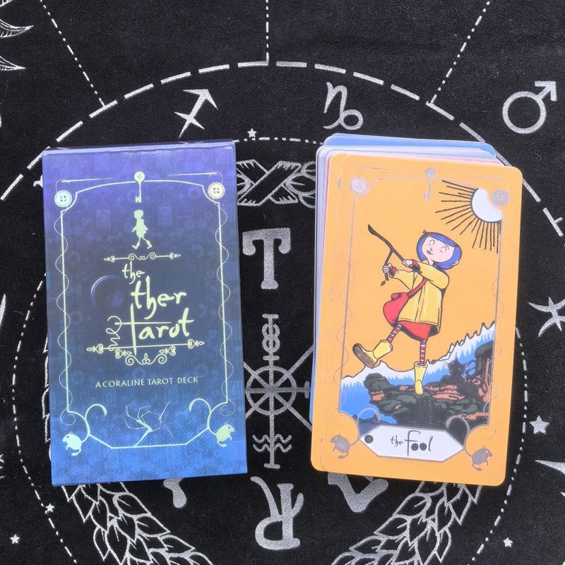 The Other Tarot A Coraline Tarot Deck With Guide Portable Divination Cards Game