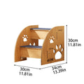 2/3 Steps Pet Ramp Wooden Dog Cat Steps Stairs Non-slip Safety Ladder For Sofa