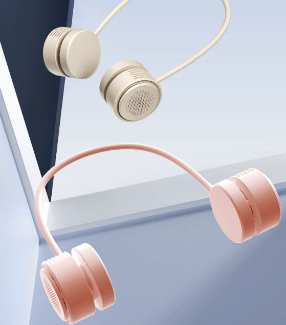 Portable Neck Fan Neck Cooling Fan Mini Wearable Fan