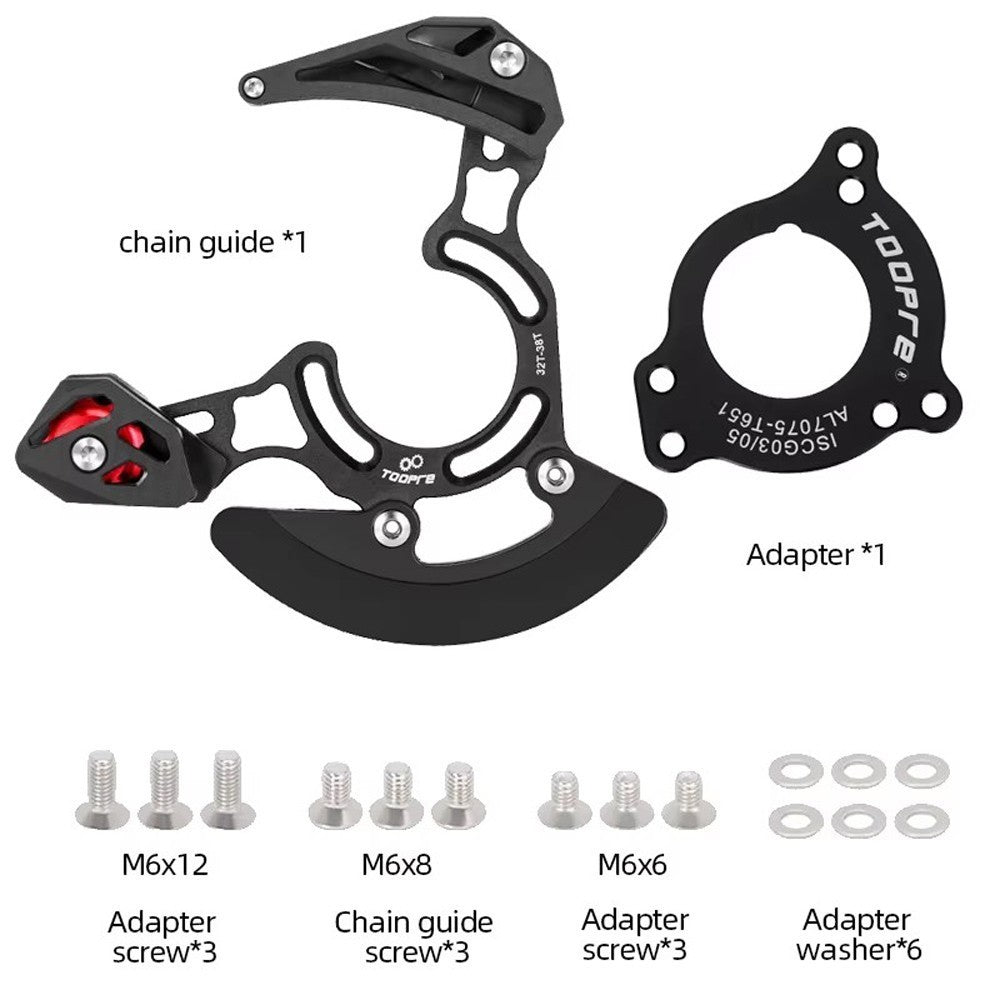 Bike Chain Guide MTB Mountain Bicycle Chain Stabilizer Chainring Protector Plate