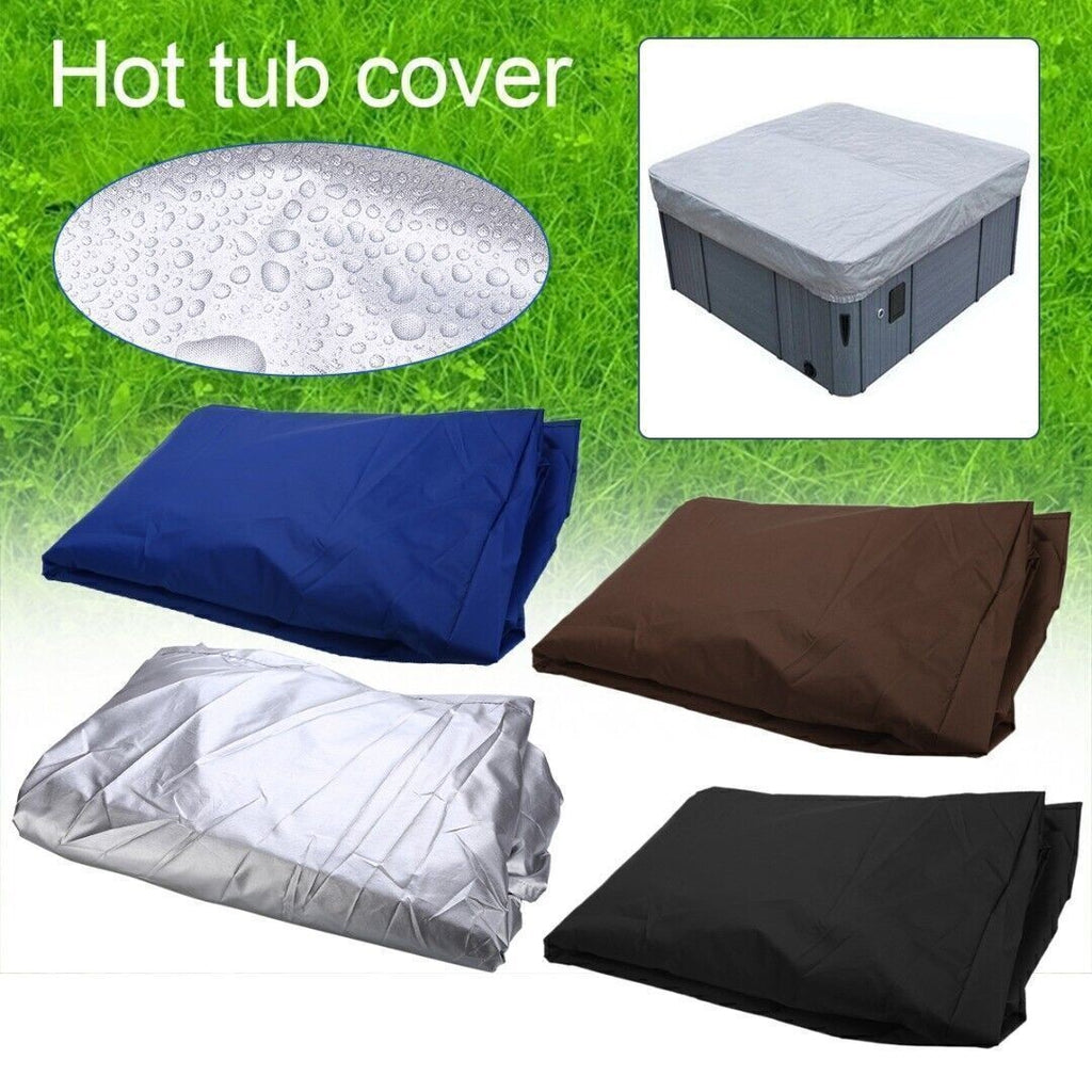Hot Tub Spa Covers Waterproof Dust Cap Square Anti-UV Durable Protective Guard
