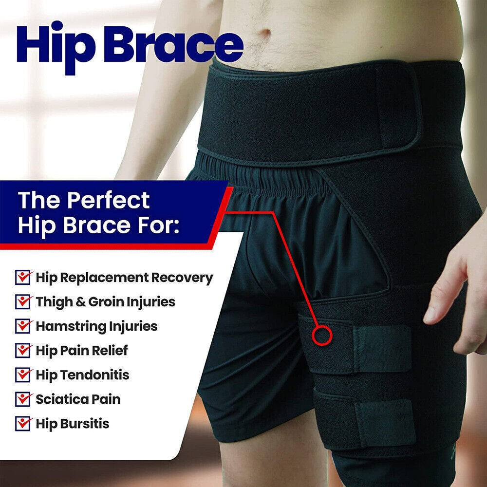 UK Adjustable Belt Hip Sciatica Nerve Pain Relief Groin Wrap Brace Rib Support
