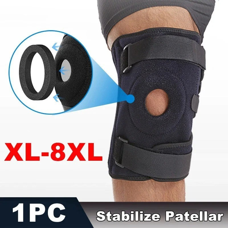 5XL-8XL Knee Brace Adjustable Compression Support for Sport Joint Pain Arthritis