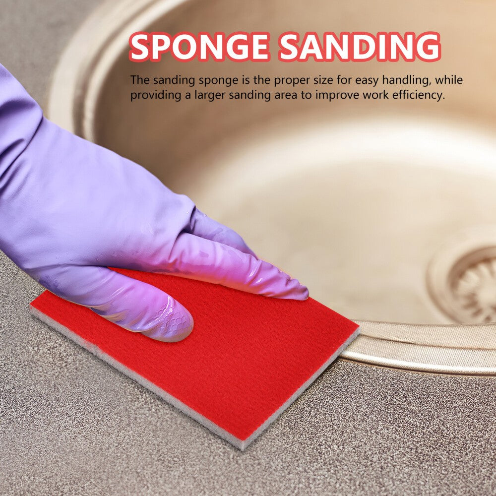 20 Pcs Sandpapers Sanding Sponge Sanding Pads Foam Fine Sanding Pads