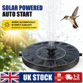 Solar Powered Floating Pump Water Fountain Bird Bath Pond Pool Garden Dccor UK