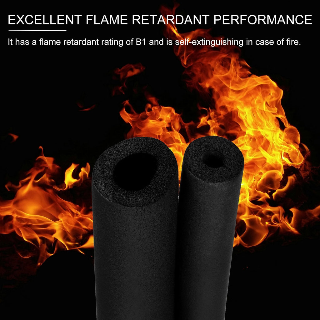 1-1/4"(32mm)x6Ft Pipe Insulation Foam Tube Pipe Cover Wrap Roll Bar Padding