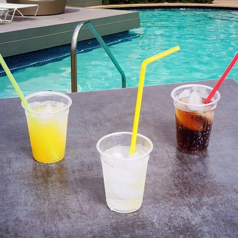 7oz Clear Plastic Cups Reusable Plastic Cups Disposable for Water Coolers UK