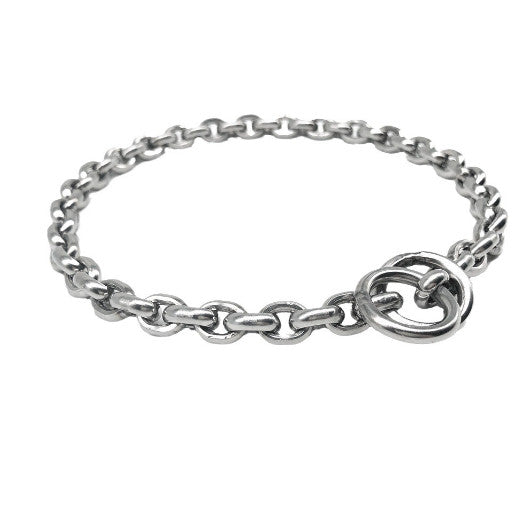 Collar for Large Dog Stainless Steel Thick Puppy Choker Metal Chain Silver