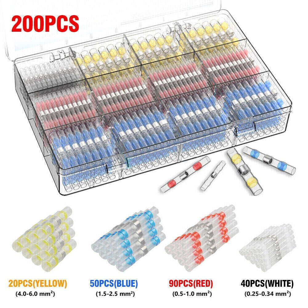 200PCS Solderstick Waterproof Solder Wire Connector Kit Original Connectors Tool