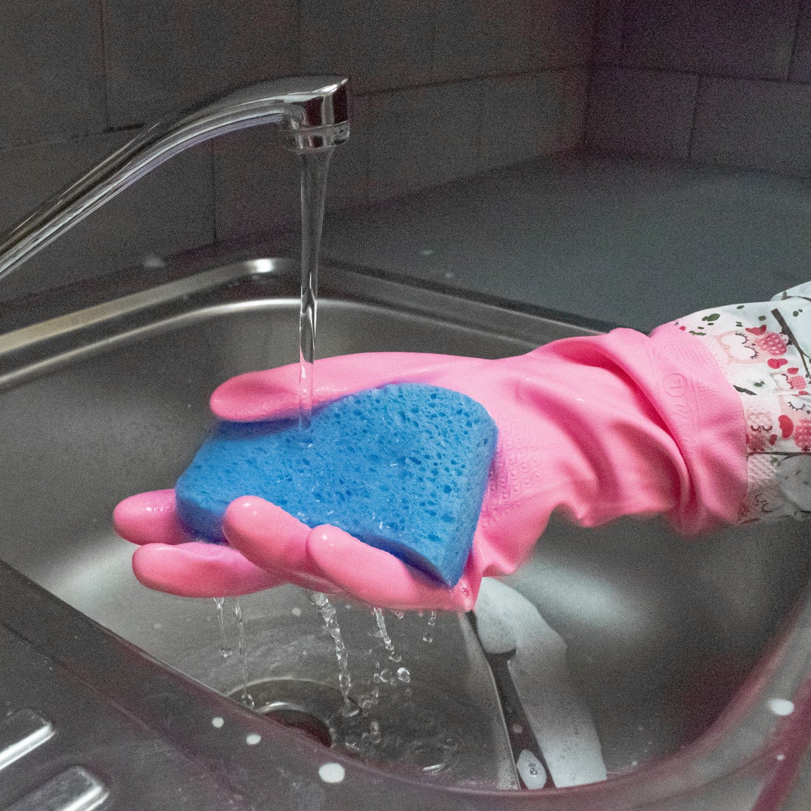Long Cleaning Gloves Waterproof NEW Rubber Full Pond & Washing Gloves