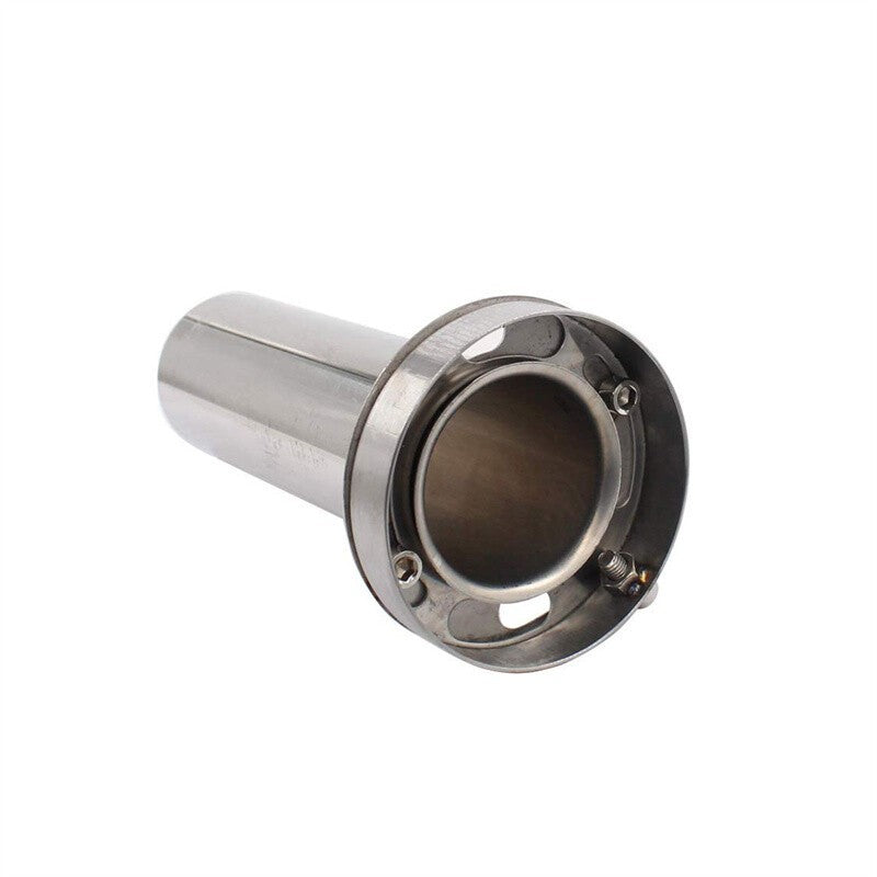 4" Silencer Round Tip Exhaust Bung Baffle Muffler insert Removable Stainless