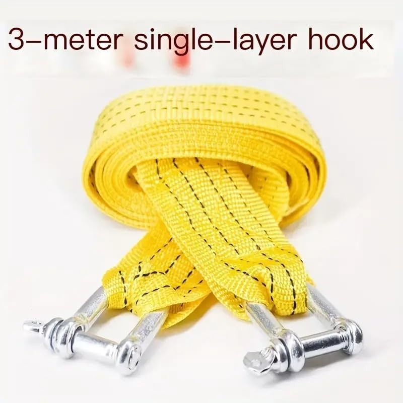 7x Car Emergency Breakdown Safety Kit with Jump Leads Tow Rope Warning Triangle
