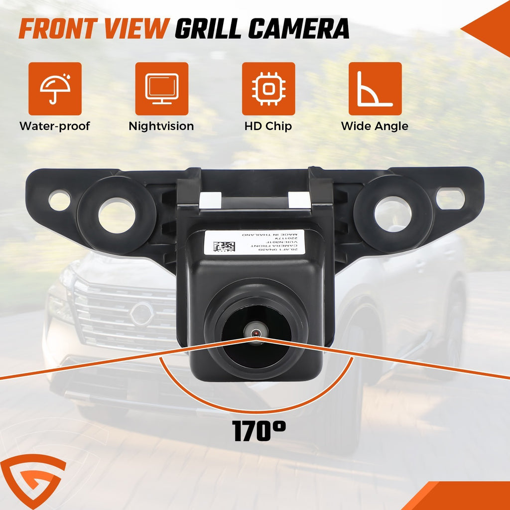 284F1-6RA0B Front View Grille Parking Assist Camera For Nissan Rogue 2021-2023