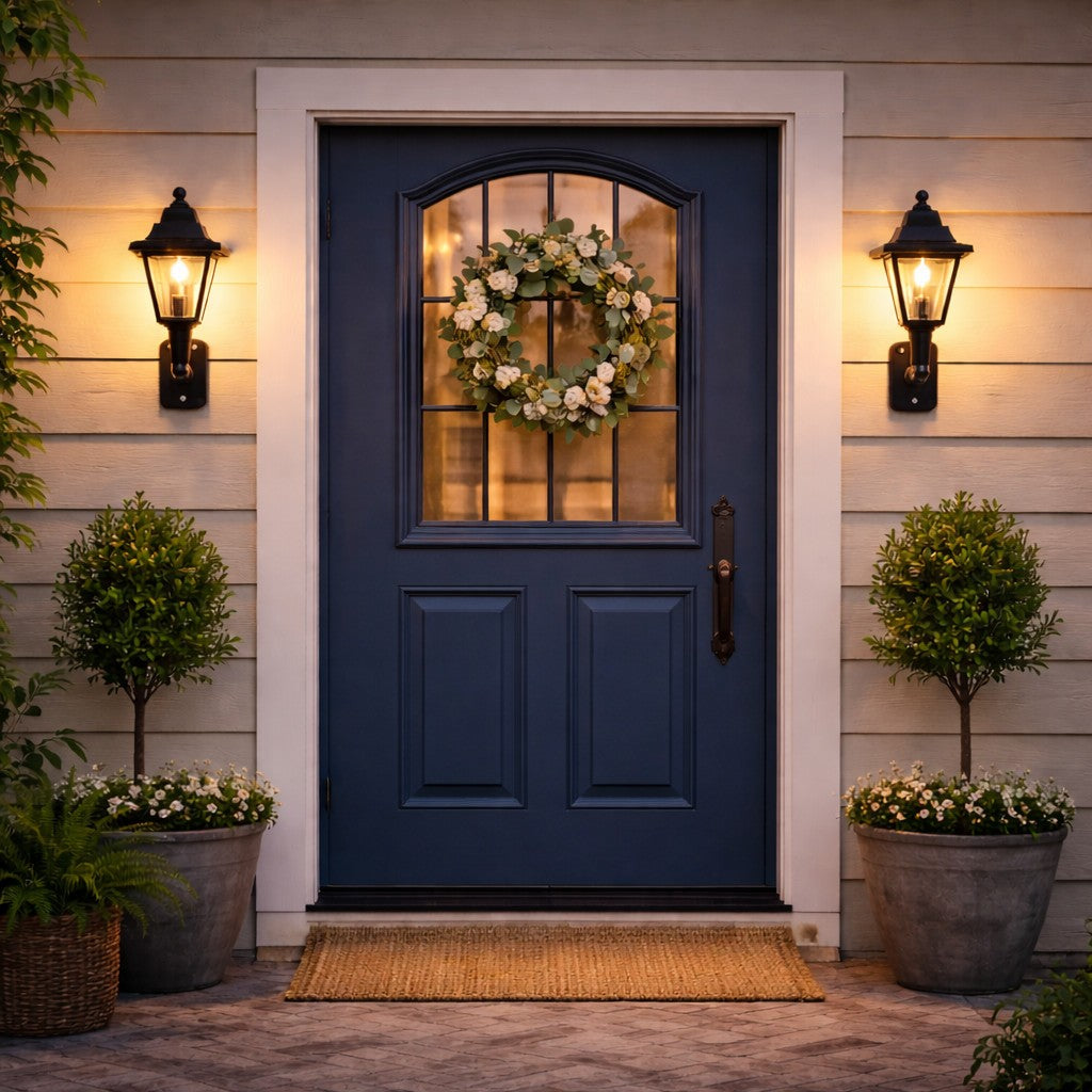 Set of 2 Solar Outdoor Wall Lights Victorian IP65 Solar Garden Lanterns