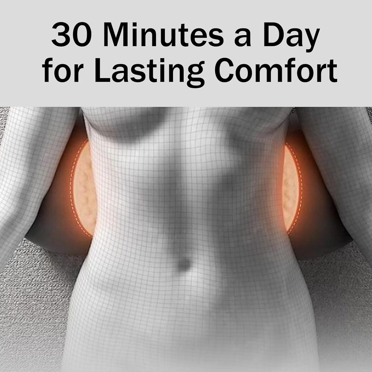 3-in-1 Back Massager with Heat | Relieve Back Pain, Sciatica & Muscle Tensio