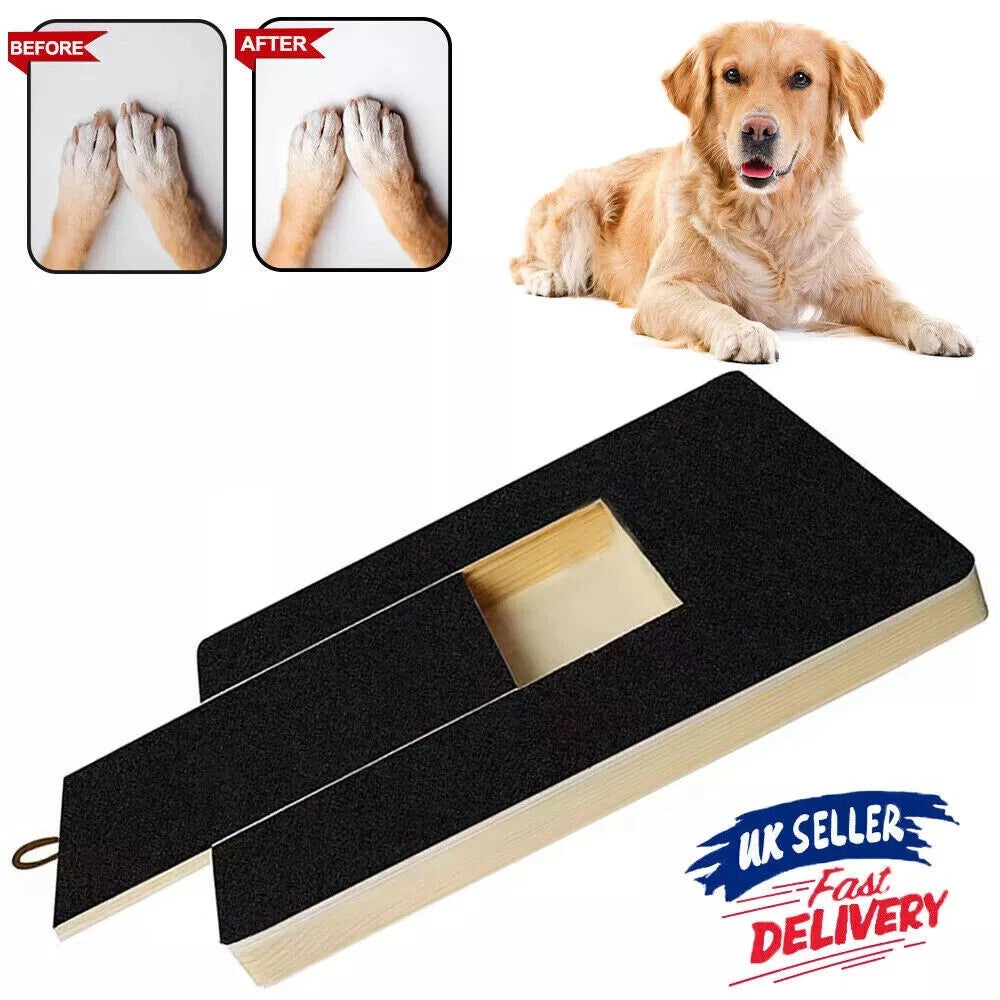 File Double Sided Mat Scratch Board Pet Nail Care Grind Nails Dog Scratch Pad UK