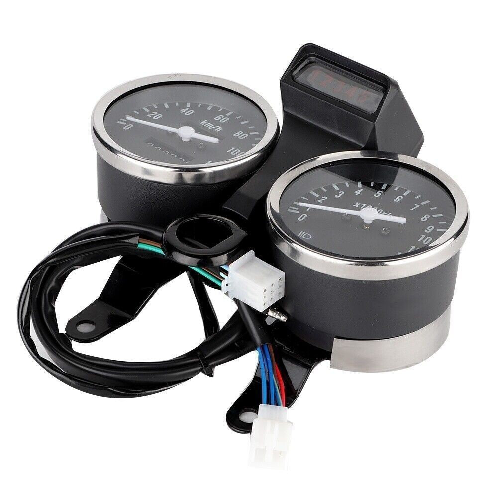 Motorcycle Modified LED Speedometer Odometer Tachometer Gauge for Suzuki GN125
