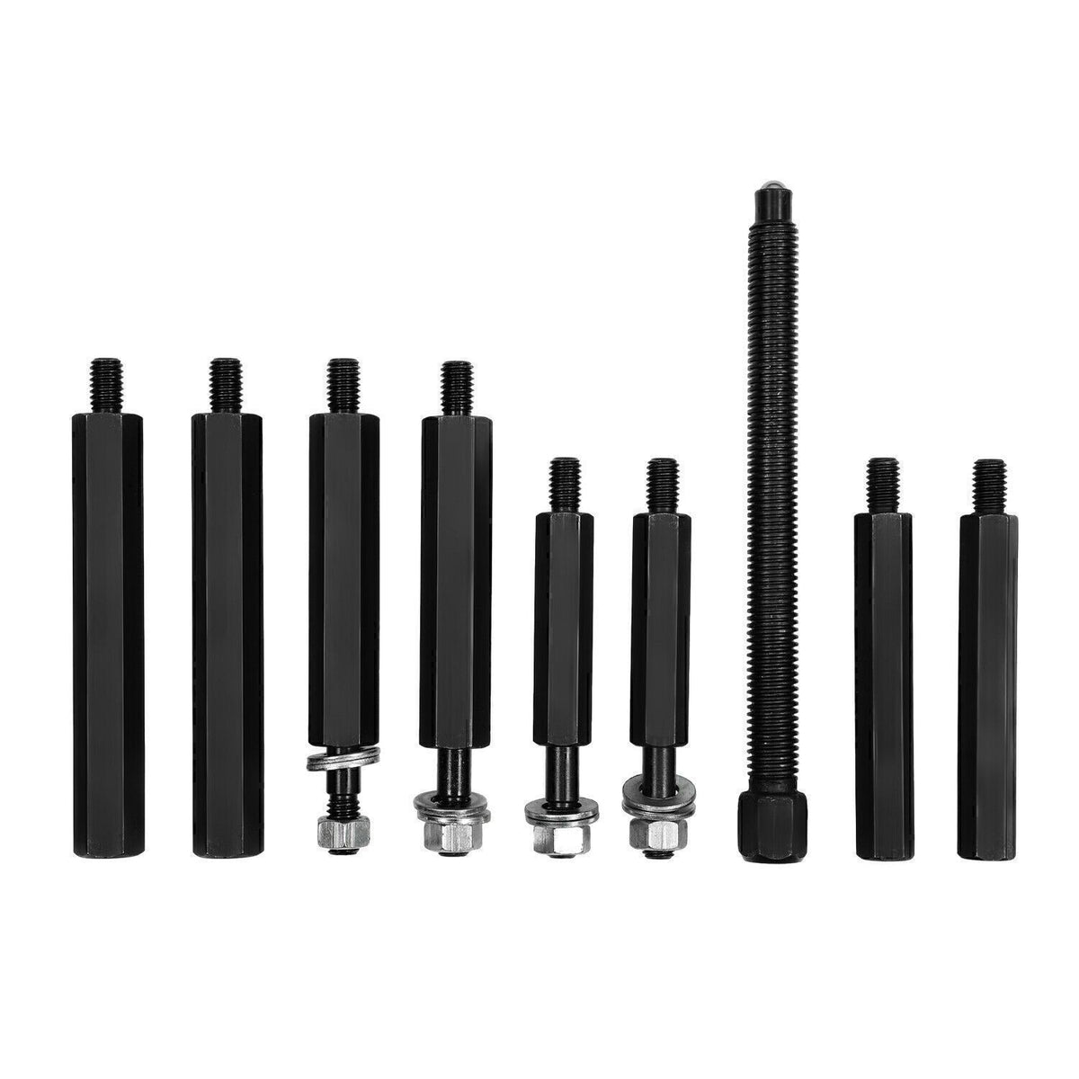 12 IN 1 Wheel Hub Puller Set Bearing Removal Splitter Separator Tool Kit w/ Case