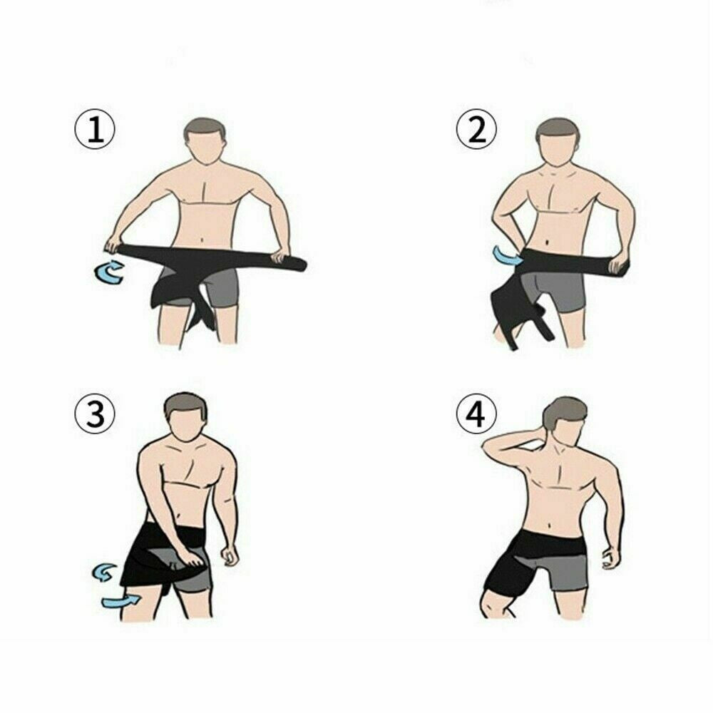 Adjustable Belt Hip Sciatica Nerve Pain Relief Groin Wrap Brace Rib Support UK