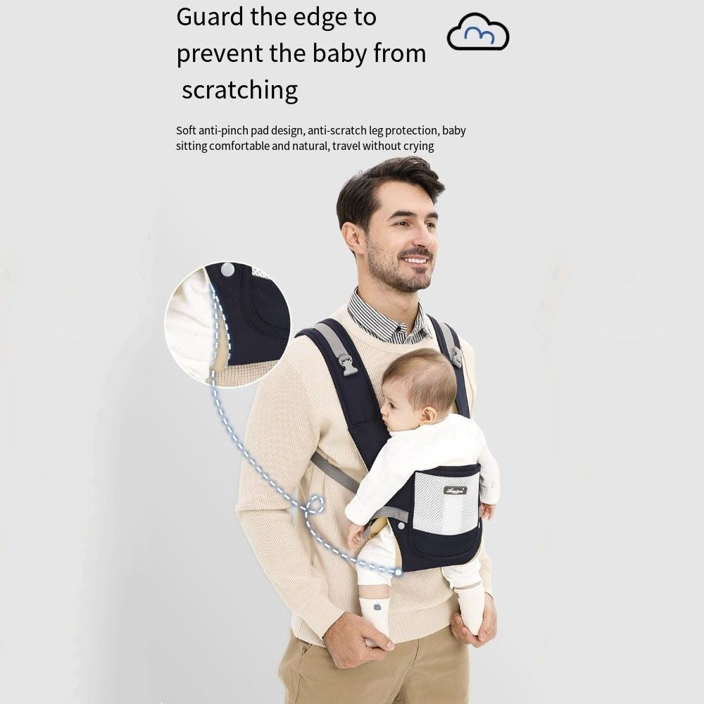 Ergonomic Baby Carrier Backpack Adjustable Head Support Baby Hipseat Carrier