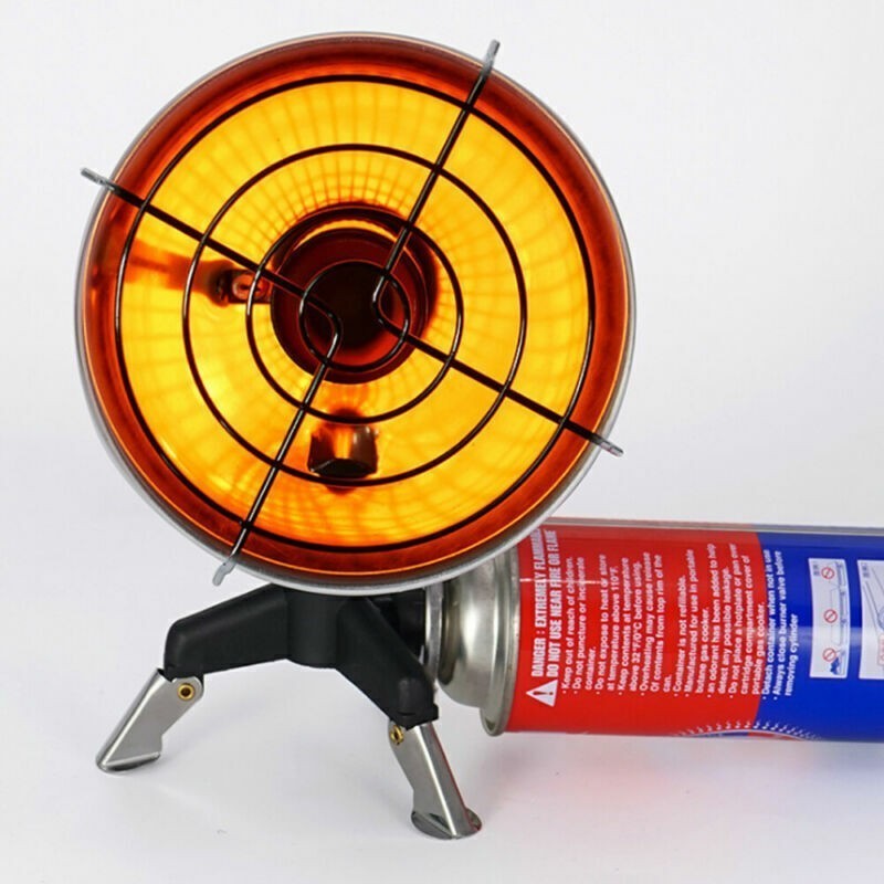 Portable Camping Propane Butane Gas Heater Tent Heating Stove with Stand Outdoor