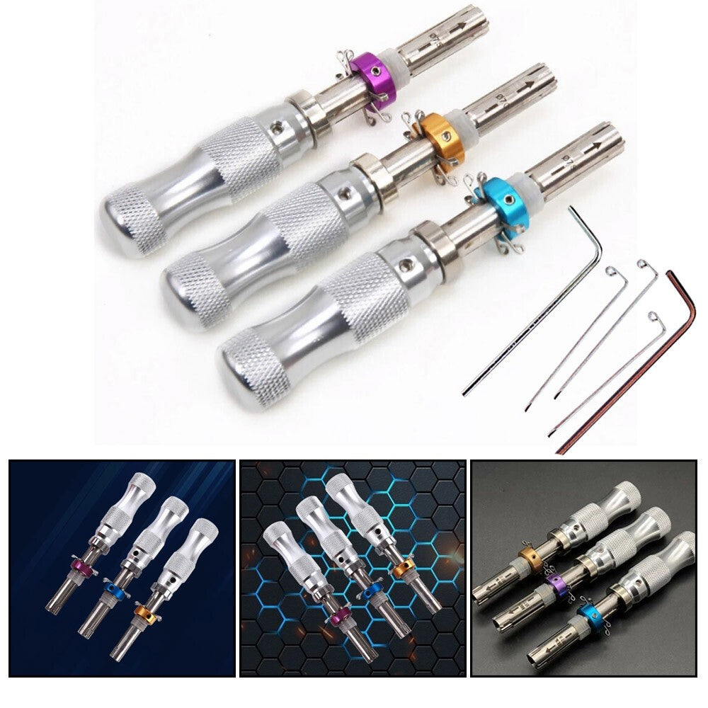 3pcs/Set Plum Tools 7 Pin Advanced Tubular Lock Accessory Part 7.0/7.5/7.8mm UK