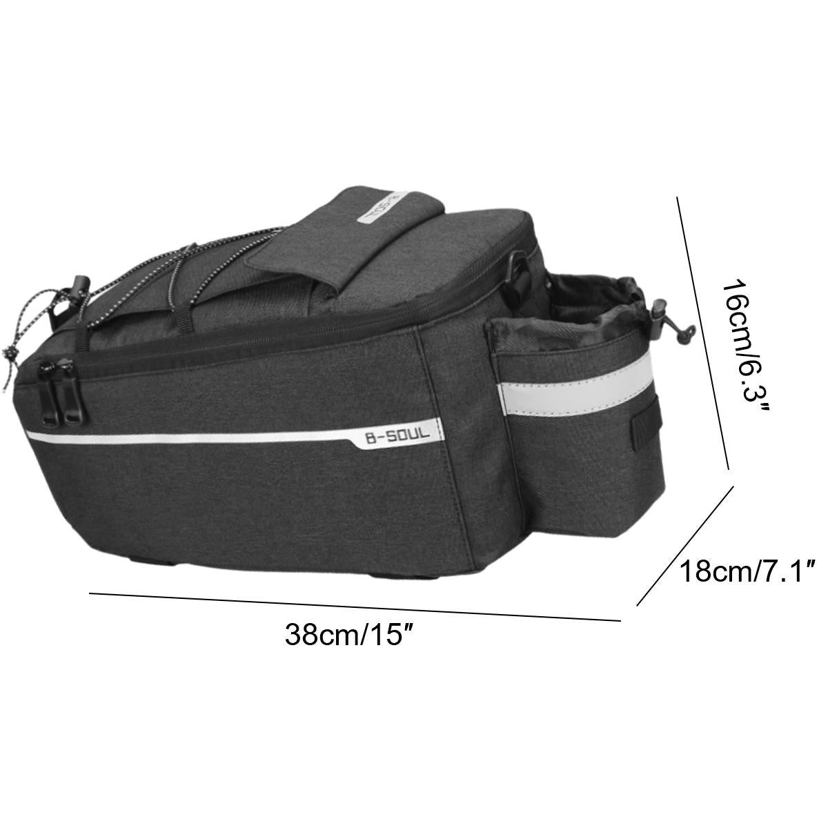 Bike Pannier MTB Bicycle Rack Pack Carrier Bag Trunk Large Capacity Waterproof