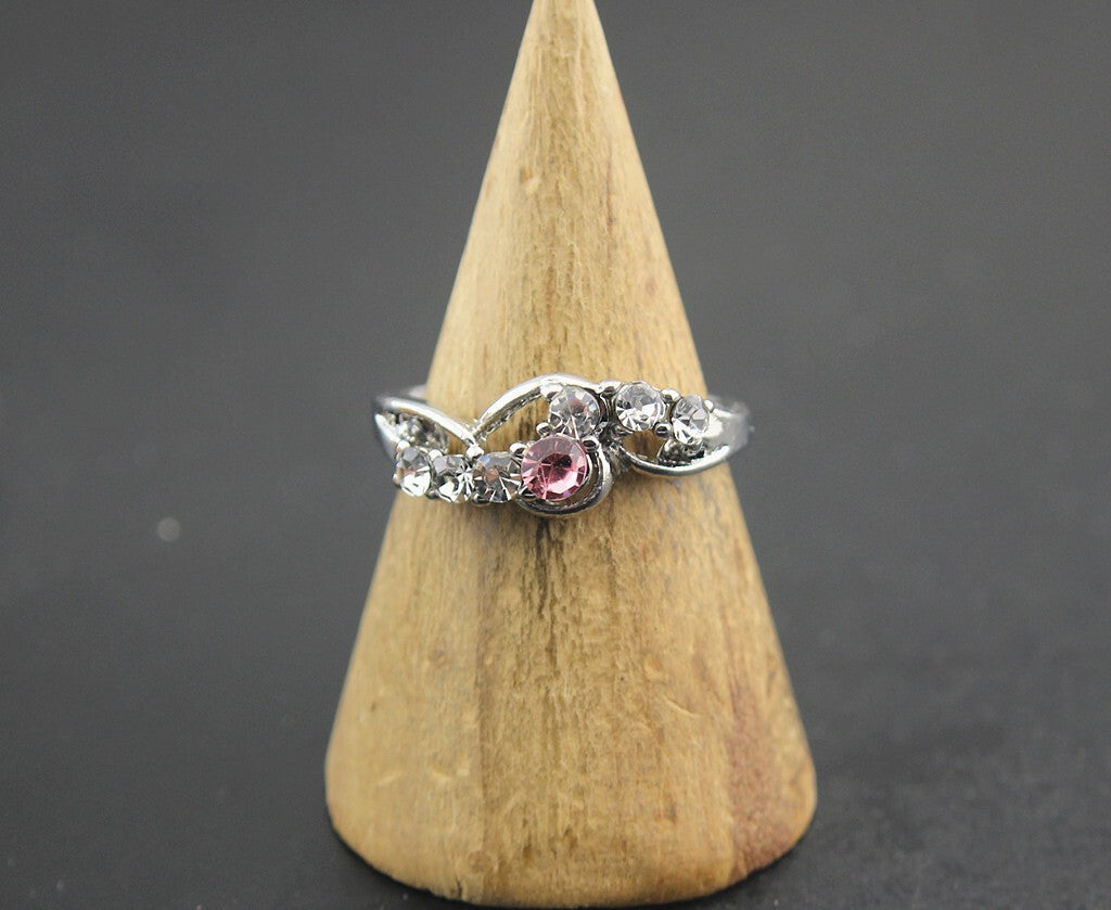 60pcs Mixed Style Rhinestone Rings Wholesale Lots Women Fashion Jewellery Ring