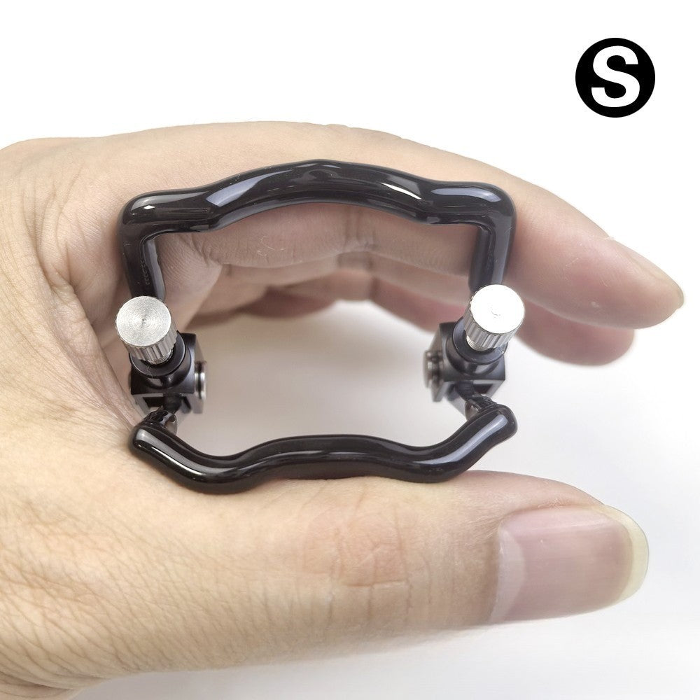 Stainless Steel Adjustable Mouth Plug Restraint Blowjob Gag Mouth Bondage BDSM