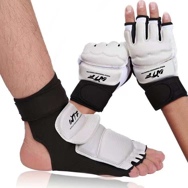 Foot Protector Guards Ankle Support for Muay Thai Taekwondo Boxing Sparring