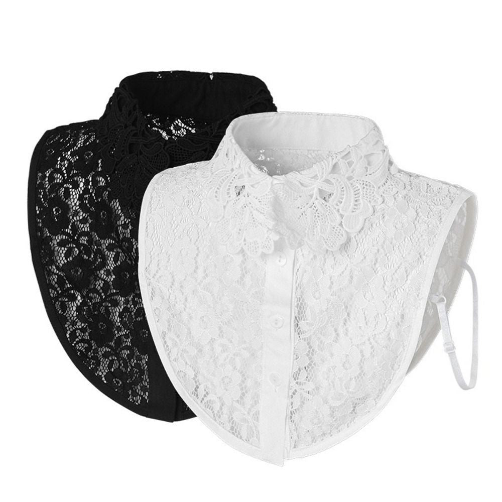 Lace False Collar Detachable Lapel Half Shirt Fake Collar  Women Girls