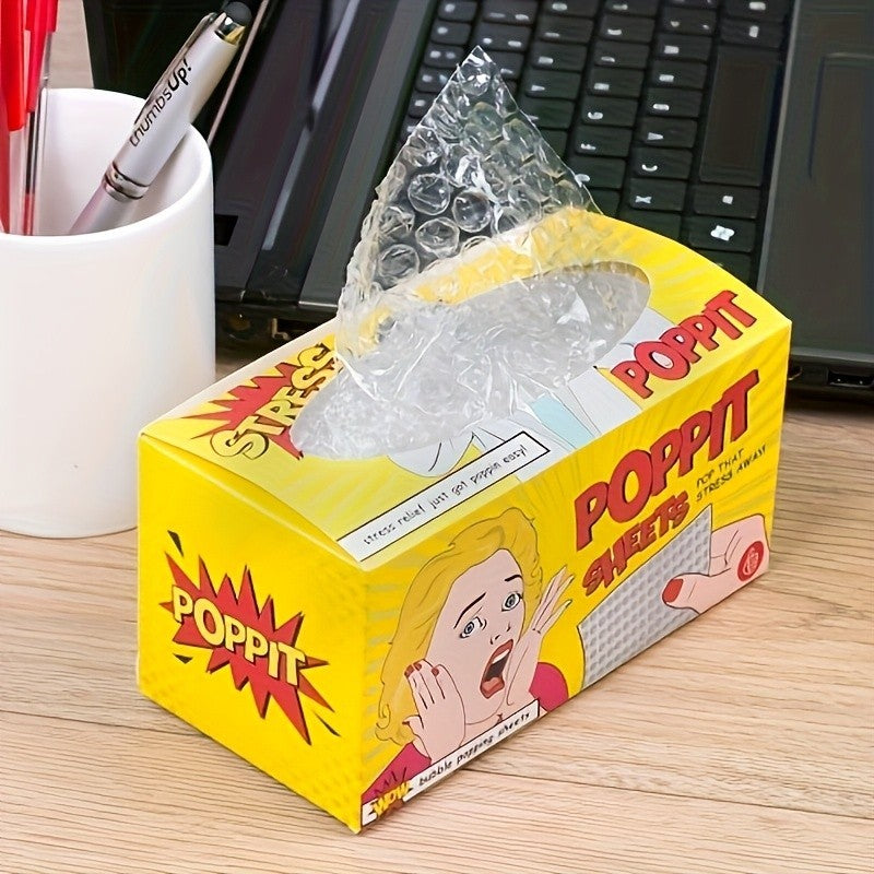 Take it easy! Bubble Paper Desktop relaxation tool bubble wrap Relieve stress