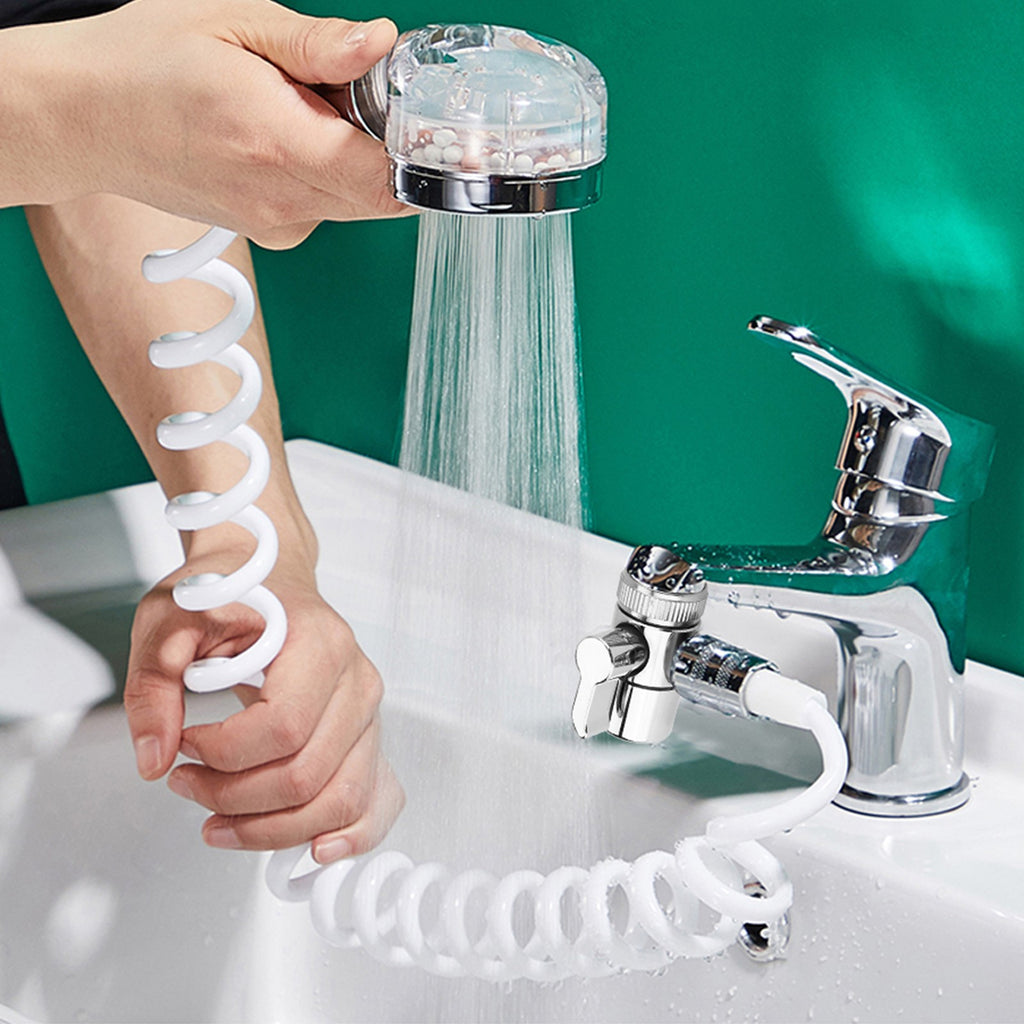 GH Water Tap Diverter Valve Sink Splitter Adapter For Kitchen & Bathroom Faucet