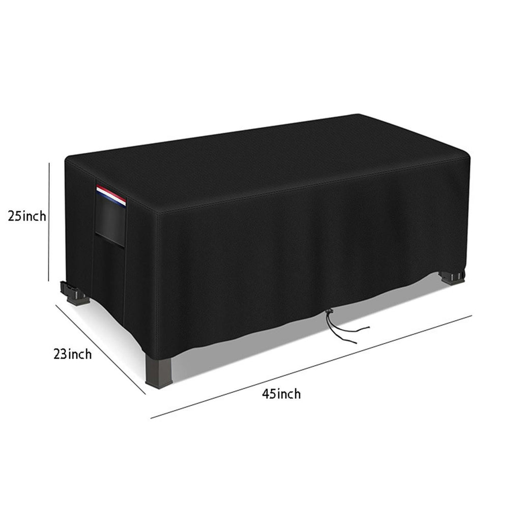 Fire Pit Cover Portable Heavy Duty Waterproof Practical Fire Table Cover for